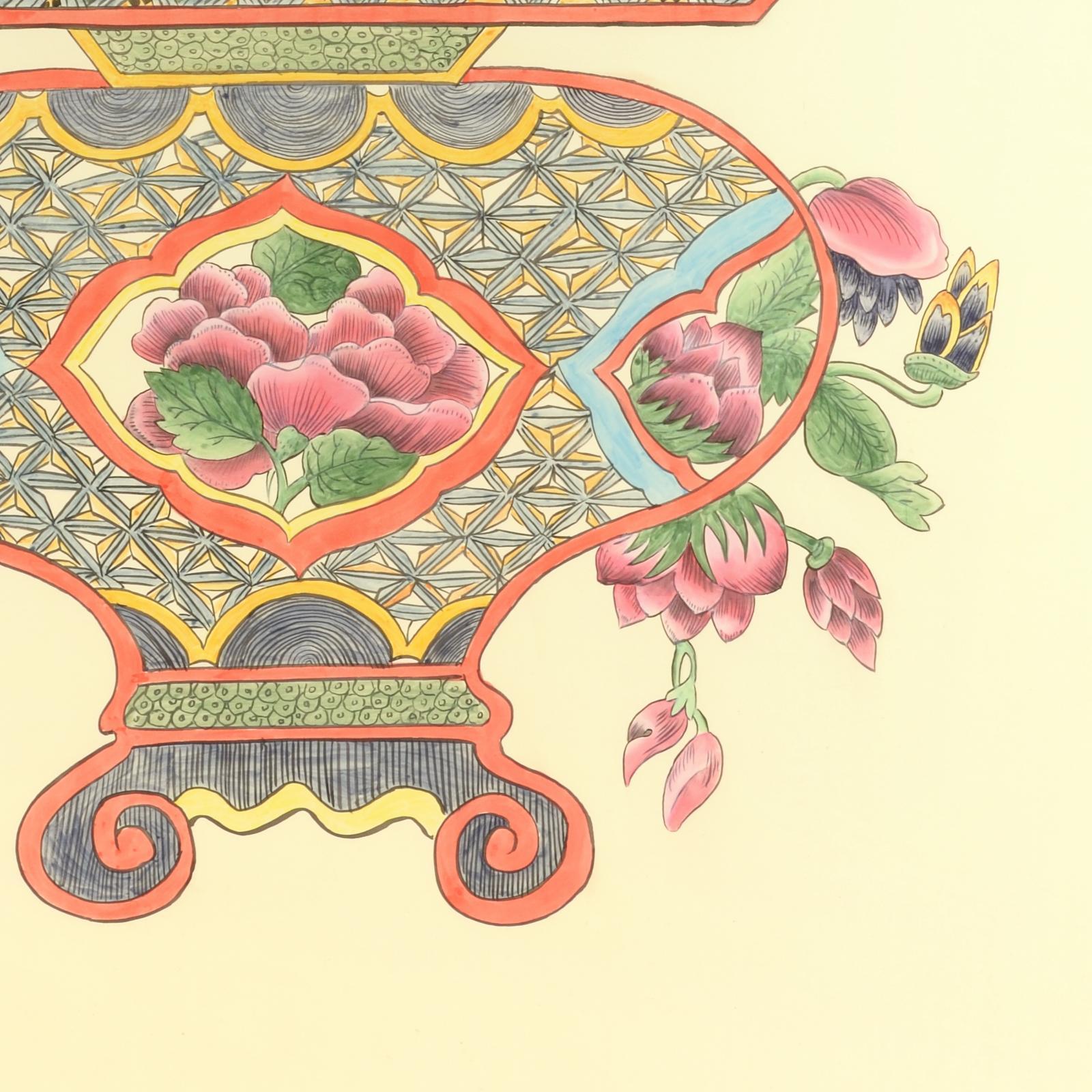 Chinoiserie Basket III 3 Chinoiserie Basket III - Image 3