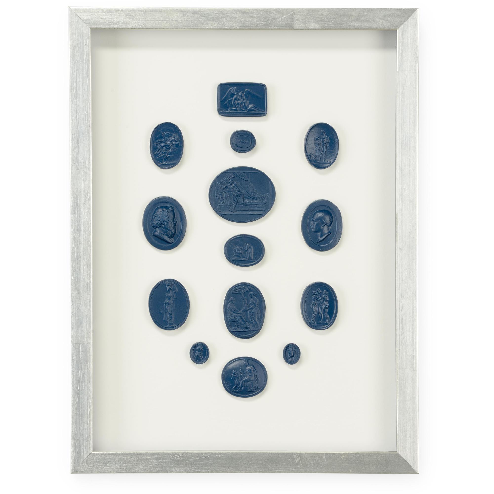 Intaglios In Blue I 1 Intaglios In Blue I