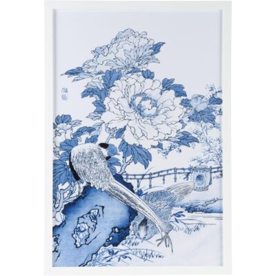 Blue And White Asian Garden II