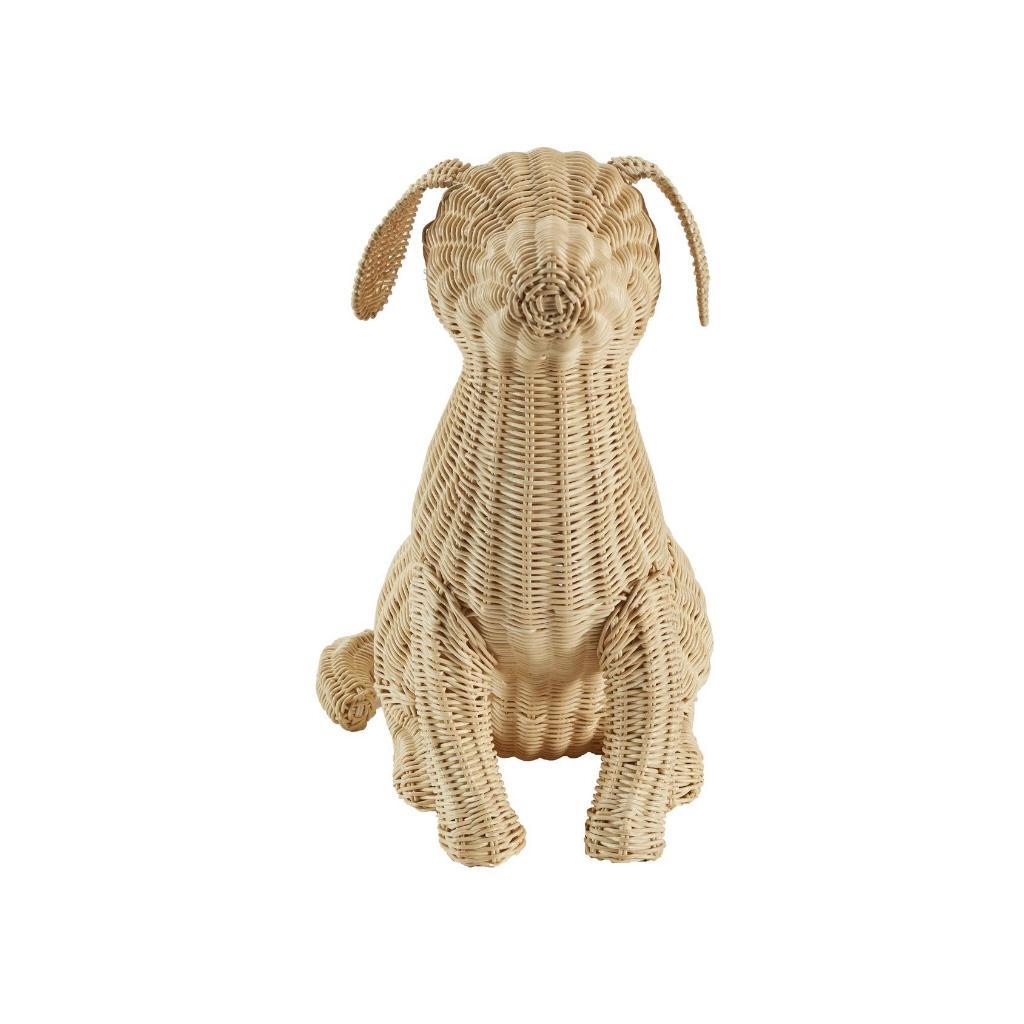 Potcake Wicker Dog (Lg) 2 Potcake Wicker Dog (Lg) - Image 2