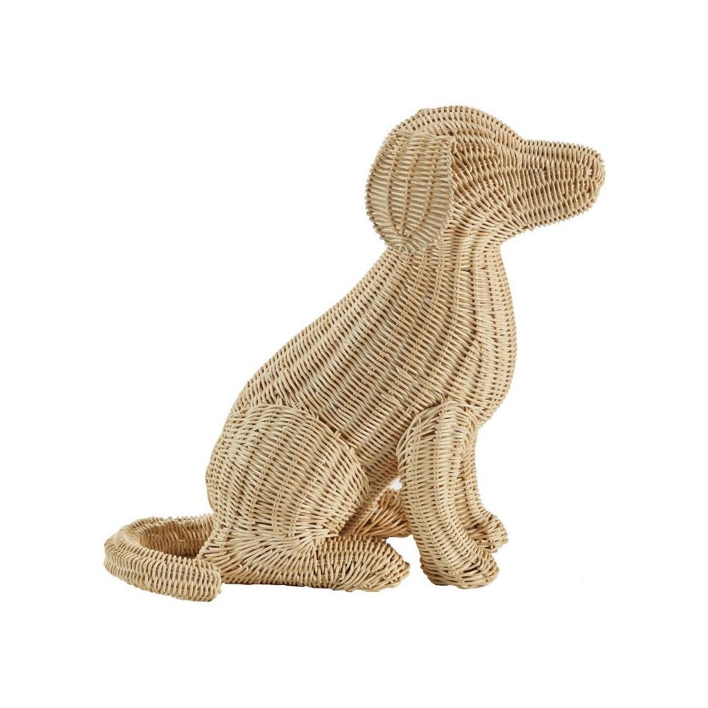 Potcake Wicker Dog (Lg) 3 Potcake Wicker Dog (Lg) - Image 3