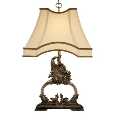 Gilt Flourish Lamp