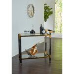 Boulevardier Bar Cart - Black/Gold 490544 490544 C