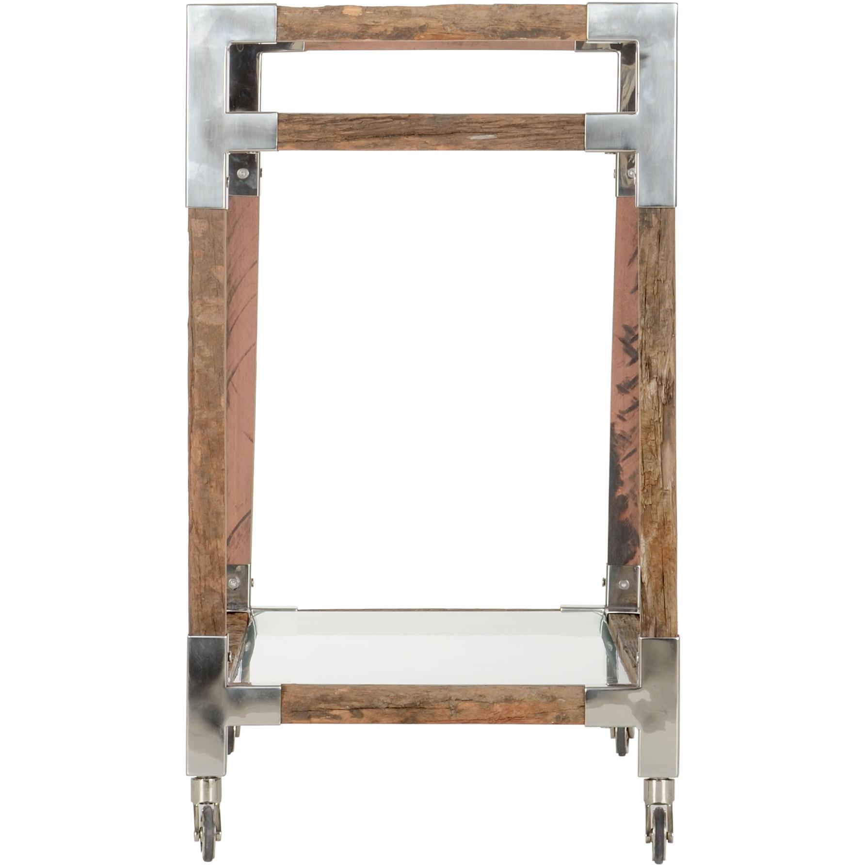 Rustic Glam Bar Cart (Lg) 3 Rustic Glam Bar Cart (Lg) - Image 3