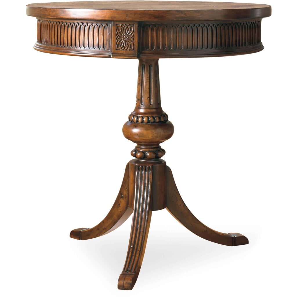 Round Pedestal Accent Table