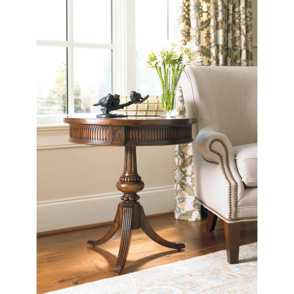 Round Pedestal Accent Table - Image 3