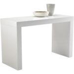 Faro Counter Table - High Gloss White 50258 50258 FARO COUNTER TABLE WHITE