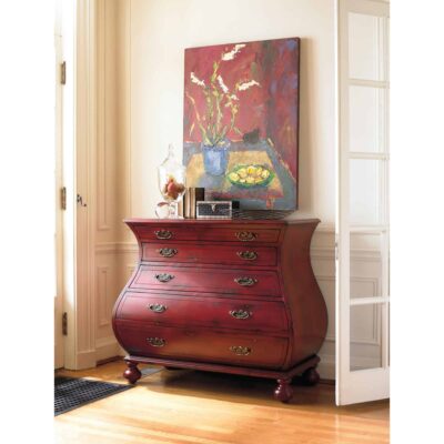 Red 5 Drawer Accent Chest C002559435 5102 85001