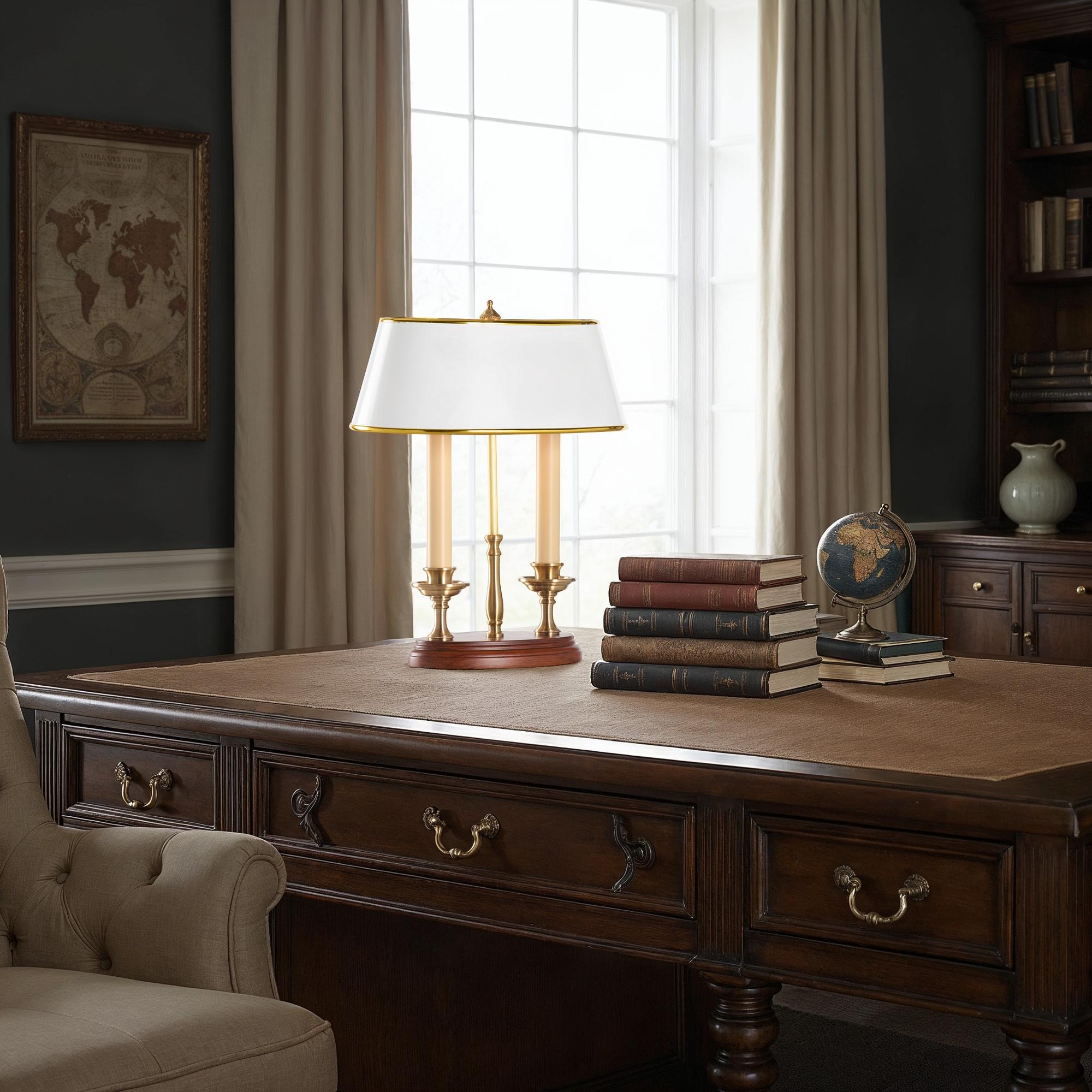 Twin Candle Desk Lamp 8 Twin Candle Desk Lamp - Image 8