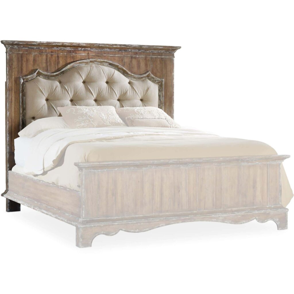 Chatelet Queen Upholstered Mantle Panel Bed - Image 4