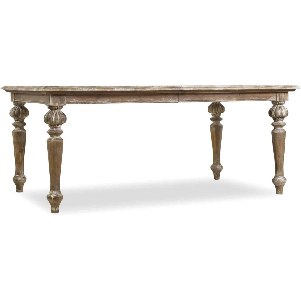 Chatelet Rectangle Leg Dining Table with Two 18" Leaves