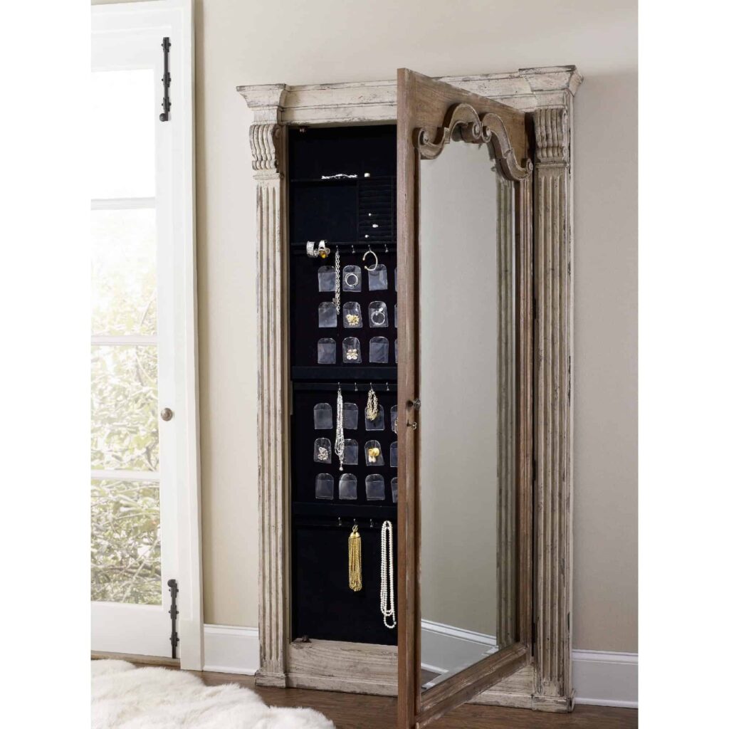 Chatelet Floor Mirror w/Jewelry Armoire Storage - Image 2