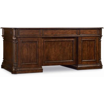 Leesburg Executive Desk 5381-10562 5381 10562silovisitorside