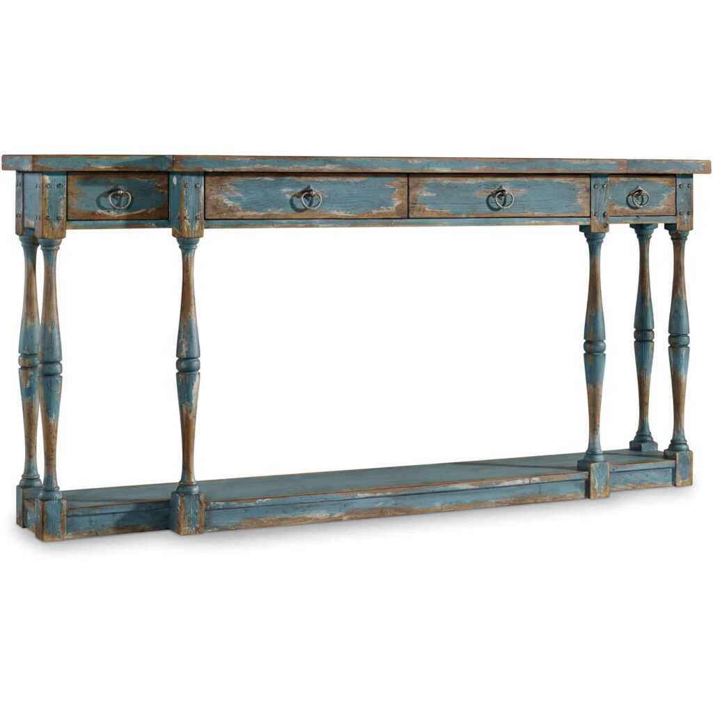 Sanctuary Four-Drawer Thin Console