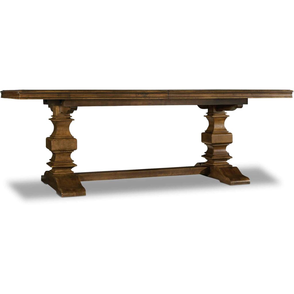 Archivist Trestle Table with 2-18in Leaves