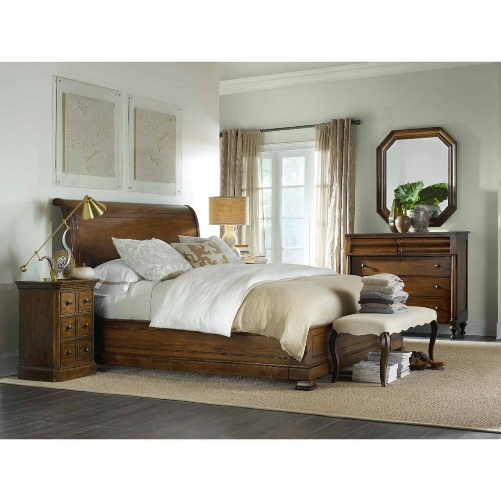 Archivist King Sleigh Bed w/Low Footboard - Image 2