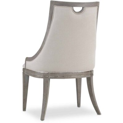 Sanctuary Upholstered Side Chair 5603-75410-LTBR 5603 75410 ltbr silo back