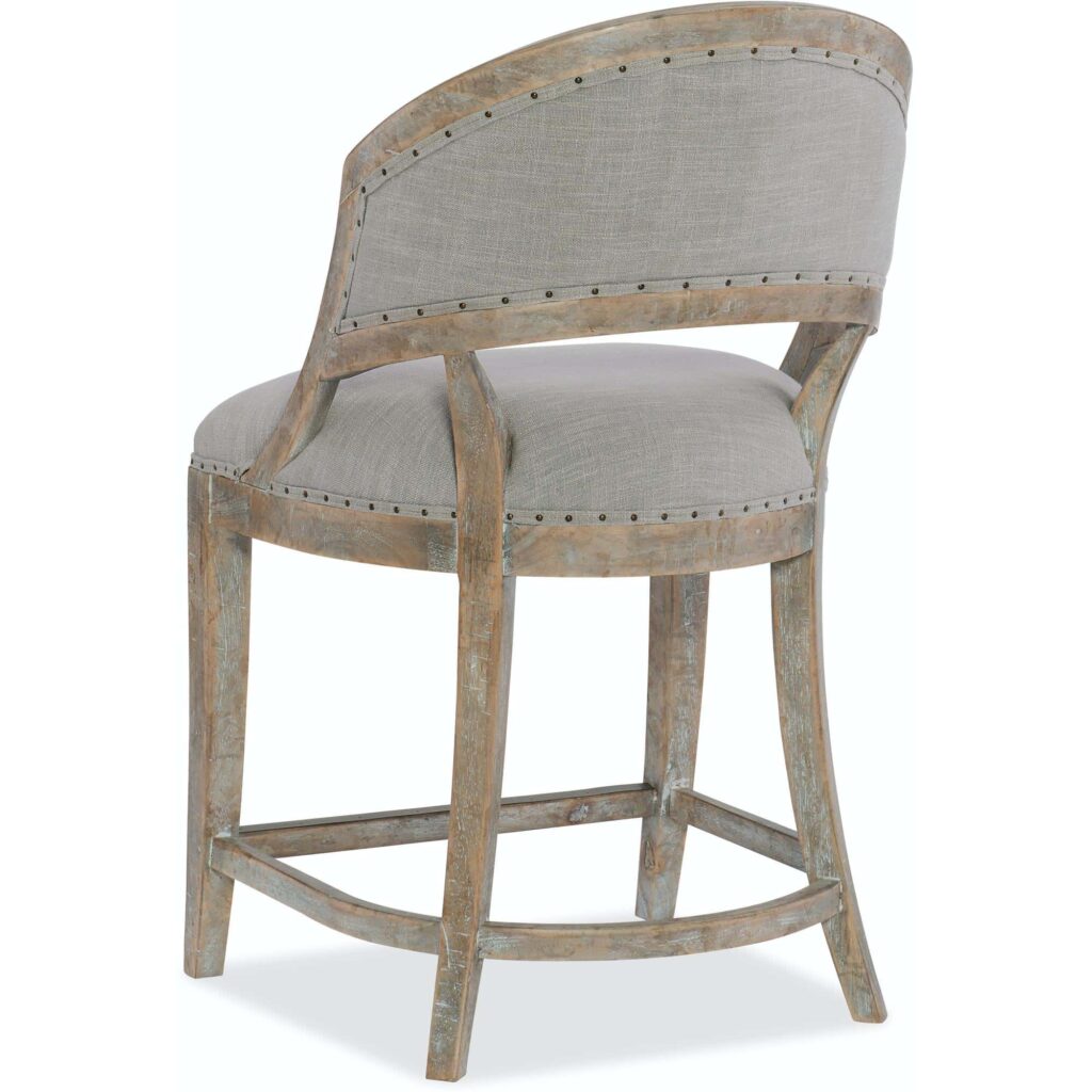 Boheme Garnier Barrel Back Counter Stool - Image 2