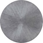 Boheme Ascension 60in Zinc Round Dining Table 8 Boheme Ascension 60in Zinc Round Dining Table 5750-75213-SLV 5750 75213 slv top