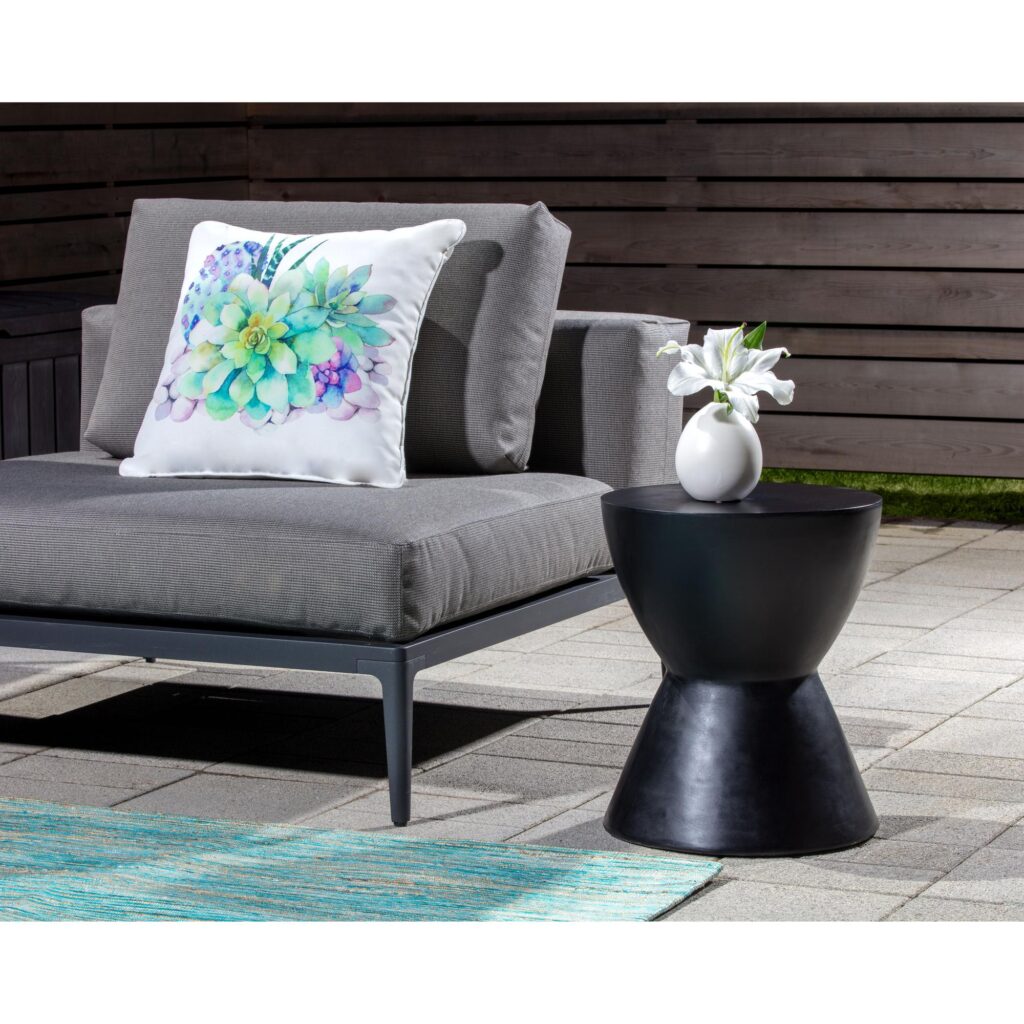 Logan End Table - Black - Image 3