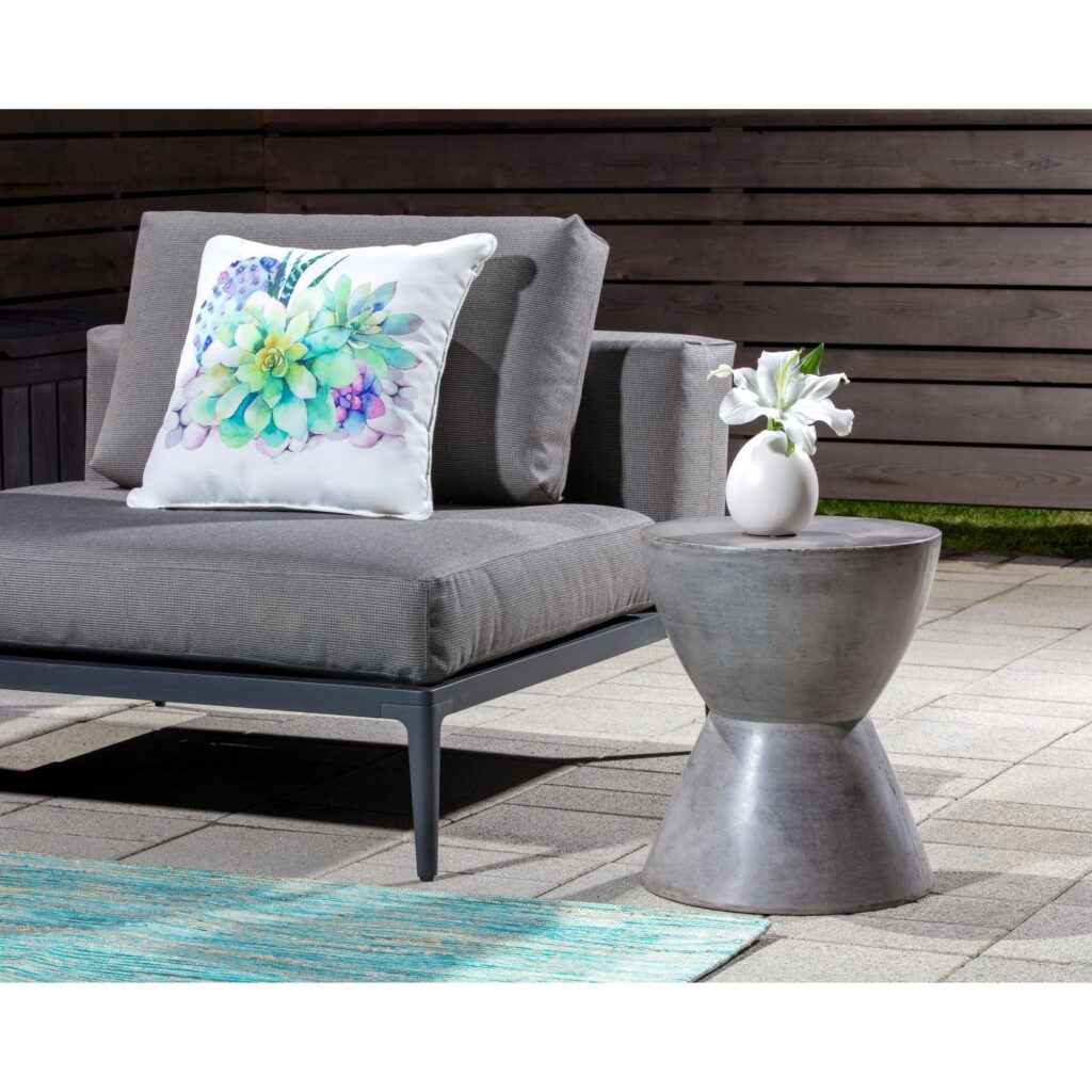 Logan End Table - Grey - Image 4