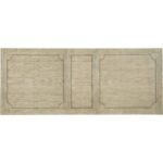 Ciao Bella 84in Trestle Table w/ 2-18in Leaves-Flaky White/Black 5805-75200-80 5805 75200 80 top2