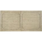 Ciao Bella 84in Trestle Table w/ 2-18in Leaves-Flaky White/Black 5805-75200-80 5805 75200 80 top3