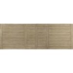 Ciao Bella 84in Trestle Table w/ 2-18in Leaves-Natural/Gray 5805-75200-85 5805 75200 85 top