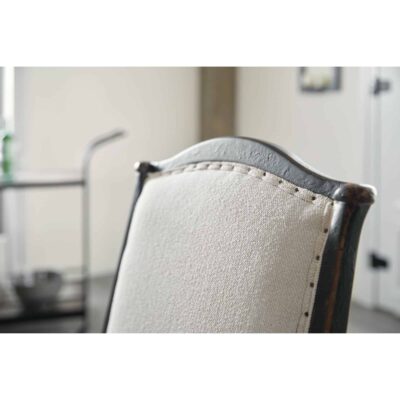 Ciao Bella Upholstered Back Arm Chair- Black 5805-75300-99 5805 75300 99 detail2