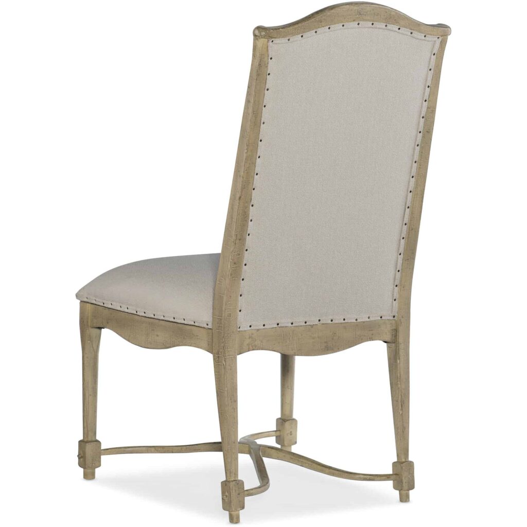 Ciao Bella Upholstered Back Side Chair- Natural - Image 2