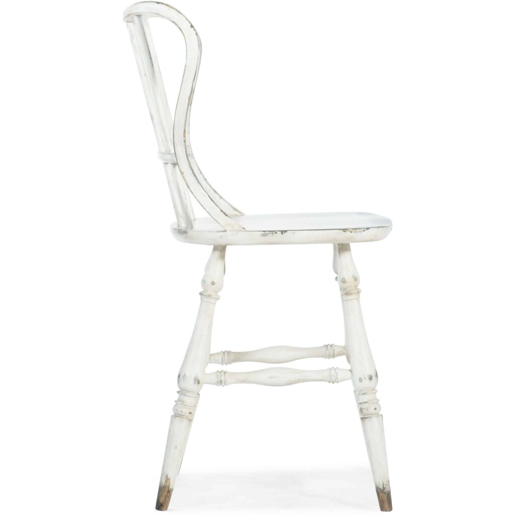 Ciao Bella Spindle Back Counter Stool-White - Image 3