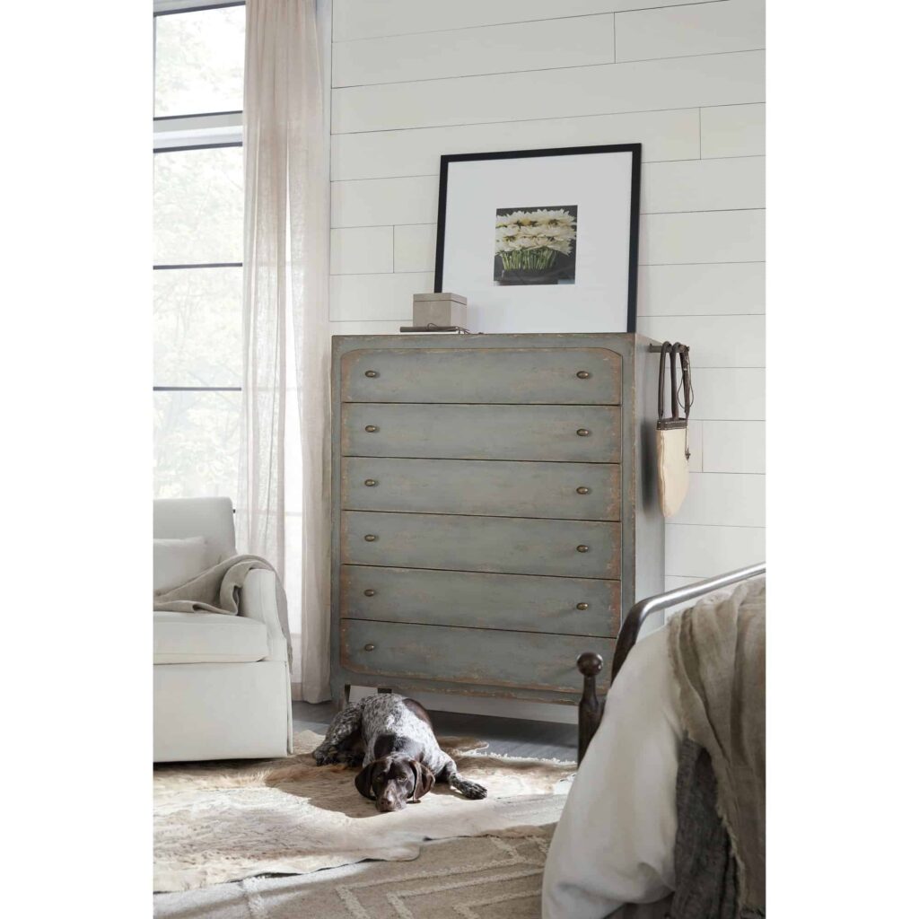 Ciao Bella Six-Drawer Chest- Speckled Gray - Image 5