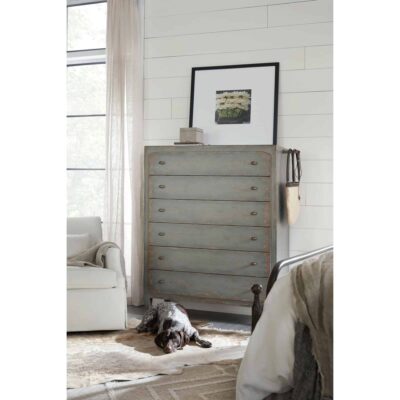 Ciao Bella Six-Drawer Chest- Speckled Gray 5805-90010-95 5805 90010 95 room