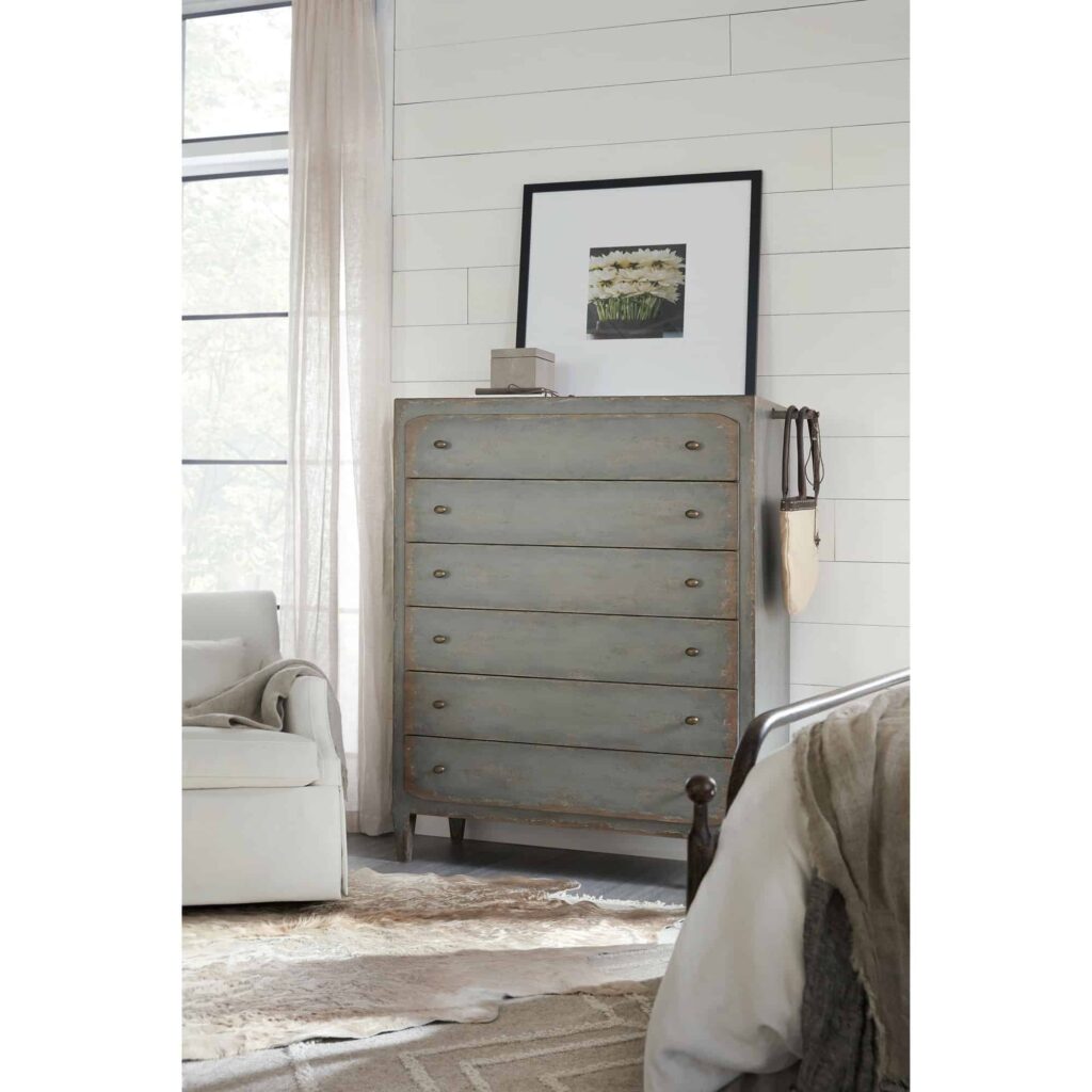 Ciao Bella Six-Drawer Chest- Speckled Gray - Image 6