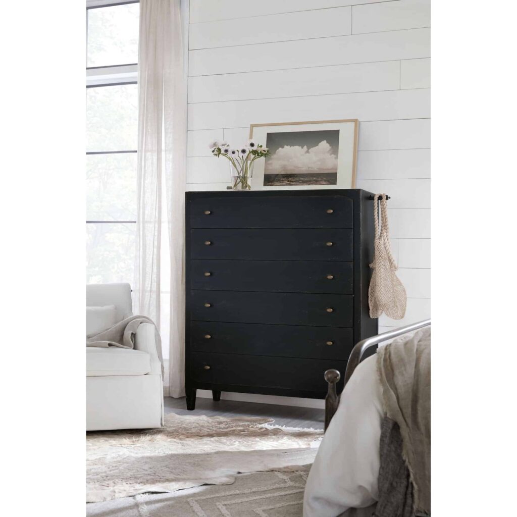 Ciao Bella Six-Drawer Chest- Black - Image 4