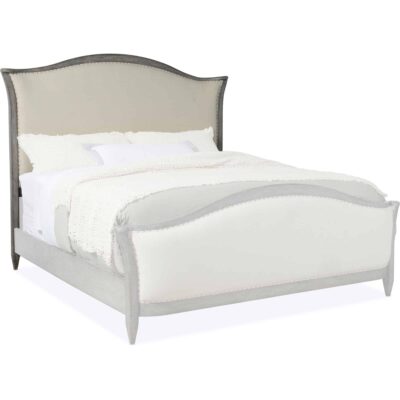 Ciao Bella Cal King Upholstered Bed- Speckled Gray 5805-90860-96 5805 90851 96