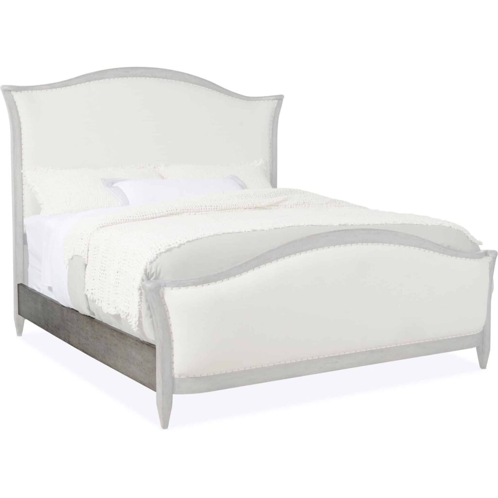 Ciao Bella Cal King Upholstered Bed- Speckled Gray - Image 5