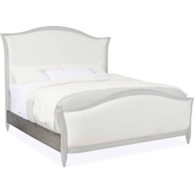 Ciao Bella Cal King Upholstered Bed- Speckled Gray 5805-90860-96 5805 90853 96