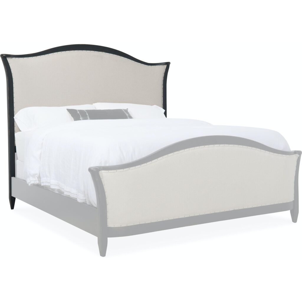 Ciao Bella Queen Upholstered Bed- Black - Image 11