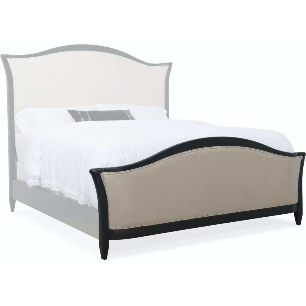 Ciao Bella Queen Upholstered Bed- Black - Image 12