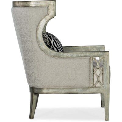 Sanctuary Debutant Wing Chair 5875-52005-95 5875 52005 95 side silo