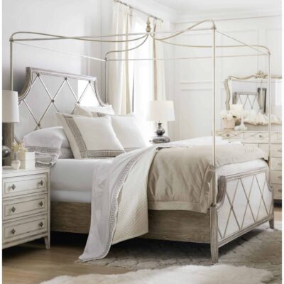 Sanctuary Diamont Canopy King Panel Bed 5875-90365-95 5875 90365 95 room