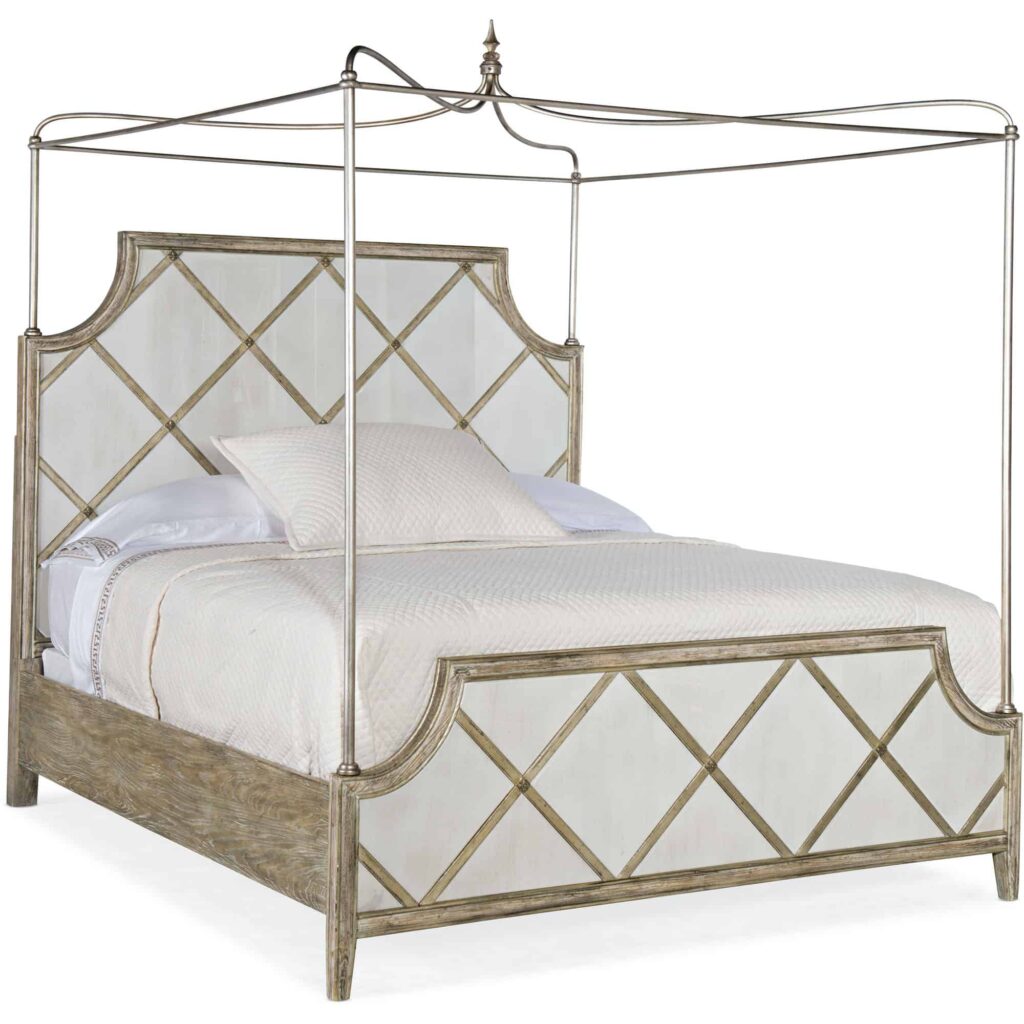 Sanctuary Diamont Canopy King Panel Bed