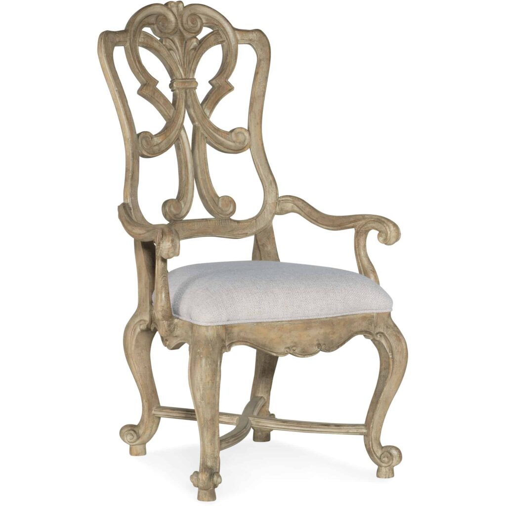 Castella Wood Back Arm Chair