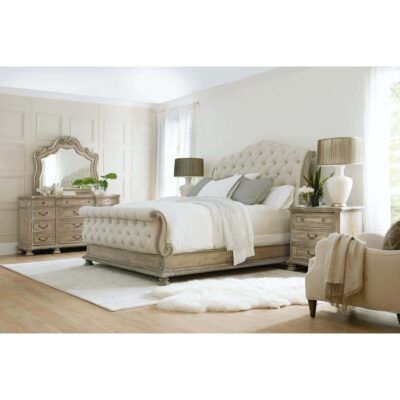 Castella King Tufted Bed 5878-90566-80 5878 90566 016 002 008 80 room