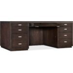 House Blend Executive Desk 12 House Blend Executive Desk 5892-10562-85 5892 10562 85 open silo