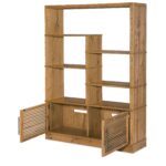 Cashiers Bookcase 5898-10446-80 5898 10446 80 open silo2
