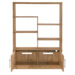 Cashiers Bookcase 5898-10446-80 5898 10446 80 straight opne silo
