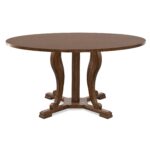 Cashiers Round Drop-Leaf Dining Table 5898-75205-85 5898 75205 85 straight silo