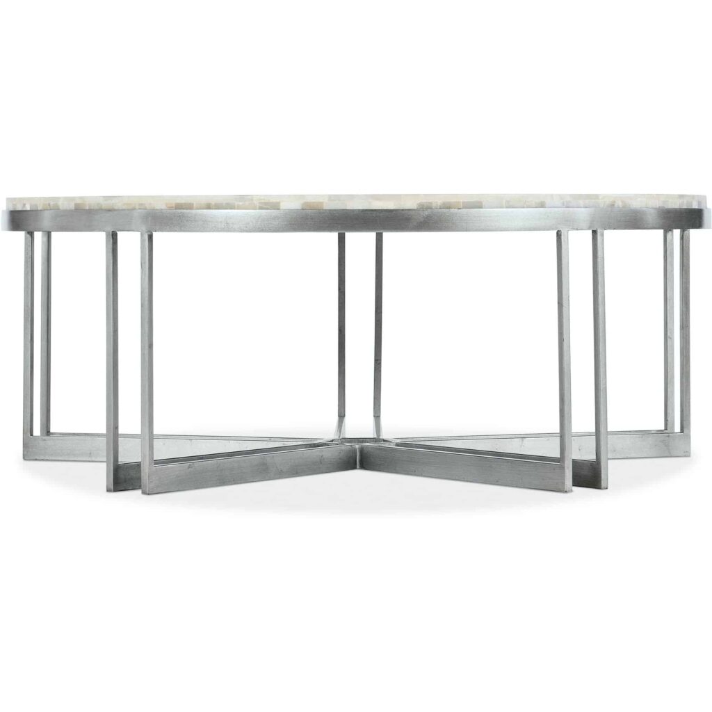 Melange Marin Round Cocktail Table - Image 3